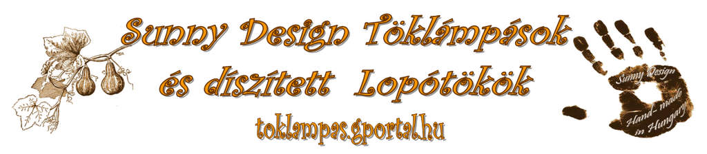 Sunny Design Tklmpsok s dsztett loptkk! Gourd lamps and gourd art, by Sunny Design